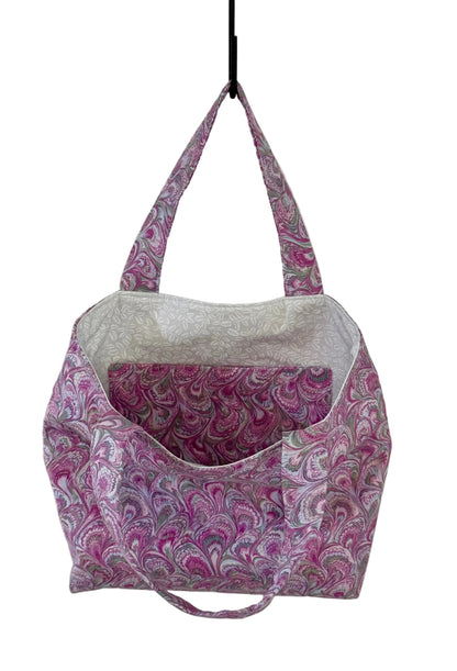 Raspberry Swirl Bible Book Bag