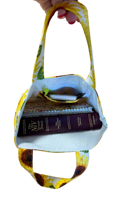 Sunflower Bible Book Bag