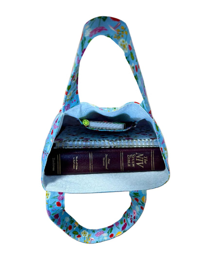 Mushroom Meadow Bible Book Bag
