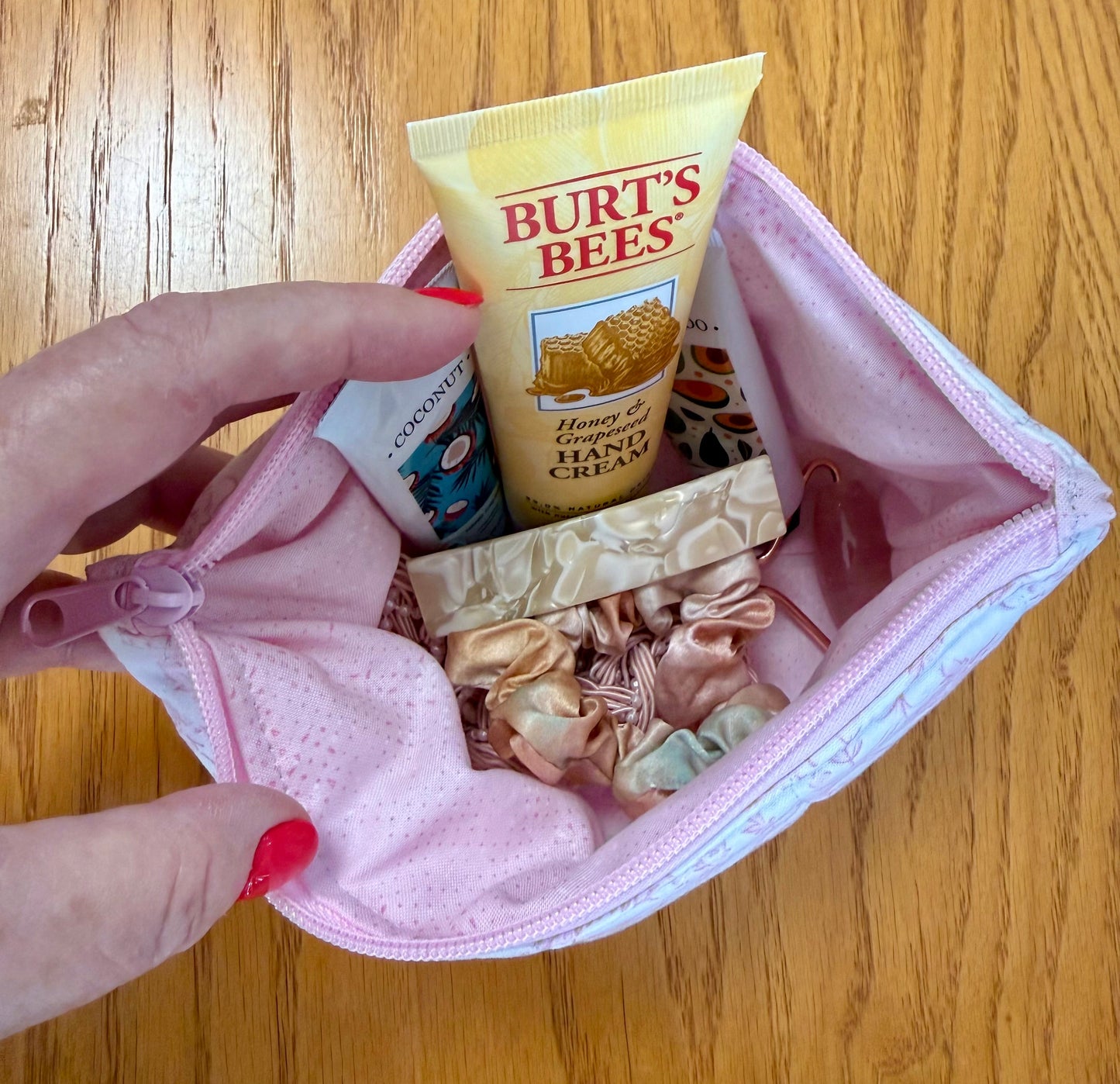 Blush Heirloom Small Zippered Pouch